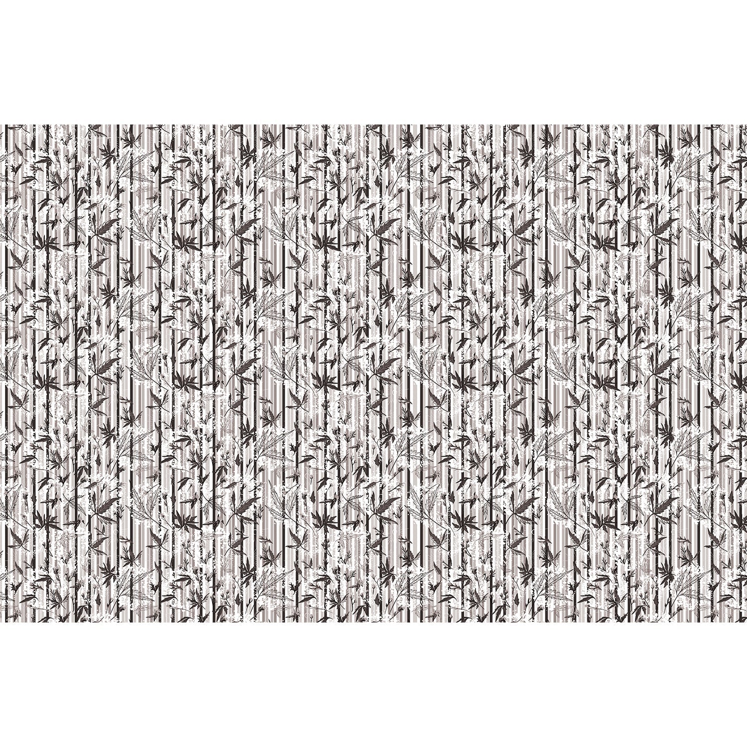 repeat-full-square

 Repeating green bamboo leaves and stems on white background with vertical striped pattern - view 18 - final
