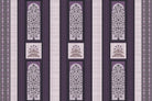 "Detailed damask pattern in lea - mughal wallpaper mural-inequal final"