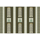 "Detailed damask pattern in lea - mughal wallpaper mural-equal final"