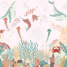 Whimsical marine life illustration with jellyfish, fish and coral in soft pastel colors - view 14 - final