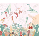 "Vibrant lea underwater marine life scene - "marine and ocean" wallpaper mural-equal final"