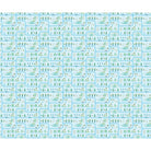 repeat-full-square Whimsical peach townhouses with trees and gardens in repeating geometric nursery pattern - view 14 - final