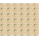 repeat-full-square Elegant peacocks and delicate floral branches on cream background in vintage botanical style - view 20 - final