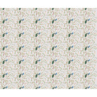 repeat-full-square Elegant peacocks and delicate floral branches on cream background in vintage botanical style - view 25 - final