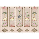Divine Lotus Harmony 3d Pichwai wallpaper mural in lea - 3d wallpaper mural-equal final