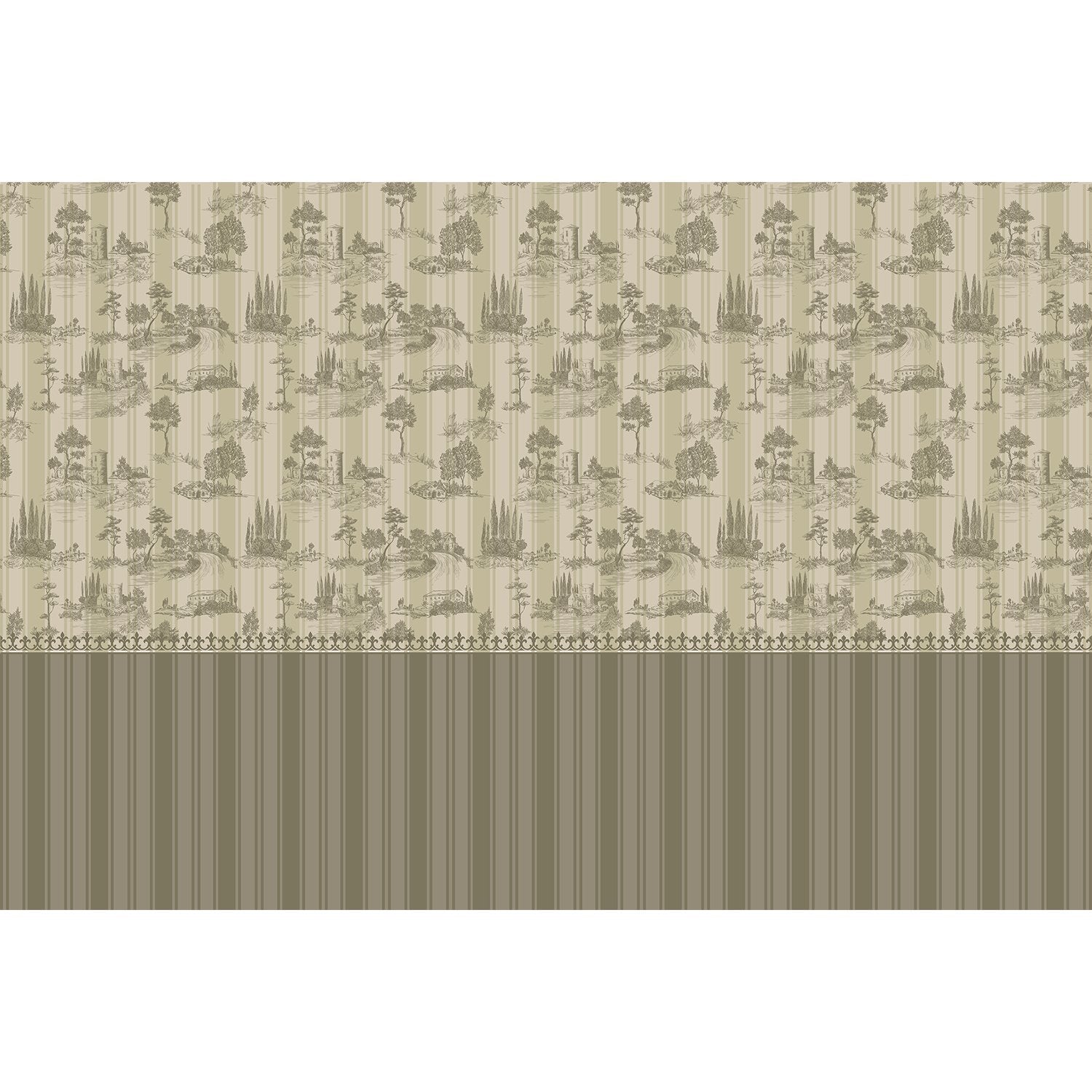 Scenic european landscape in lea - european wallpaper mural-equal final