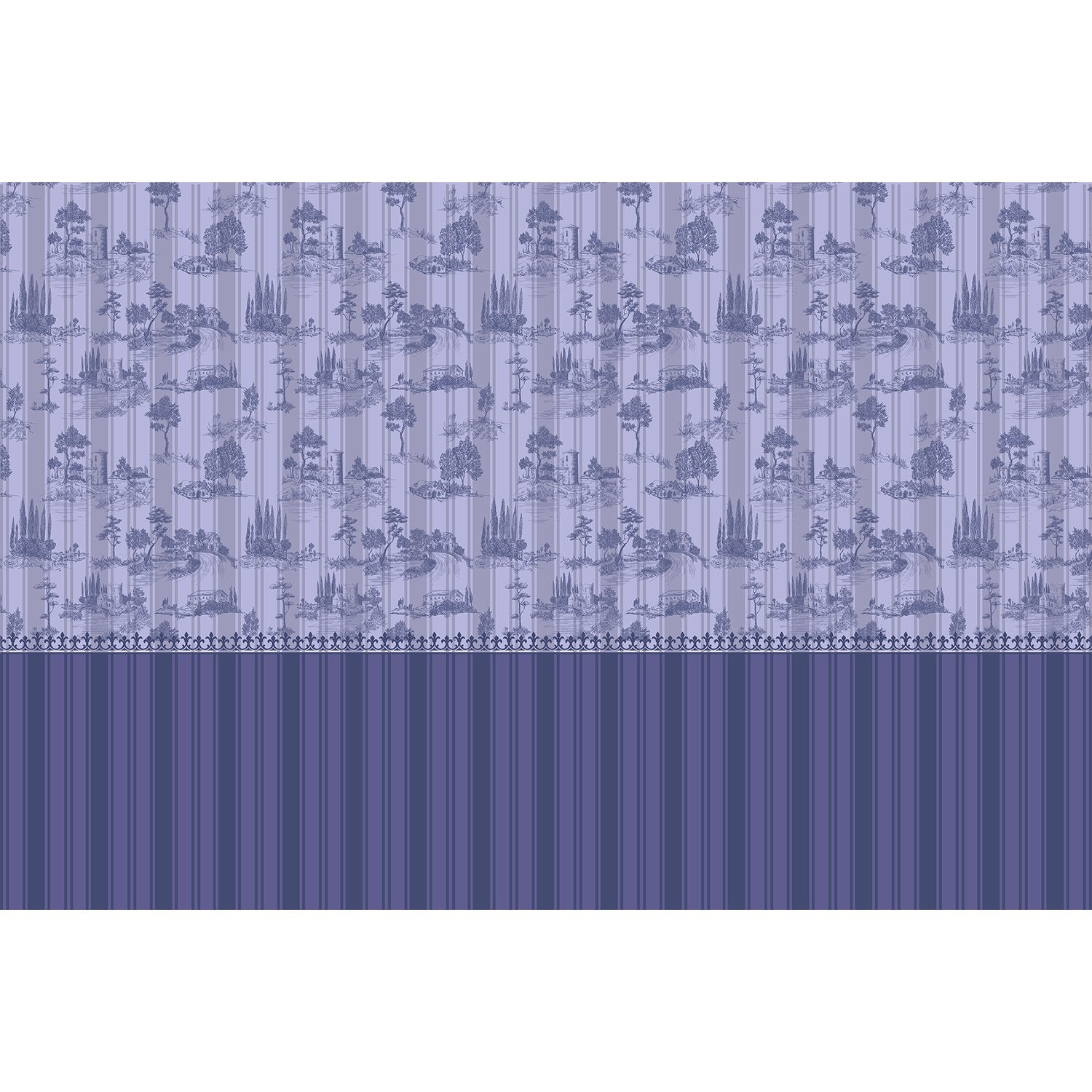 Scenic european landscape in lea - european wallpaper mural-equal final