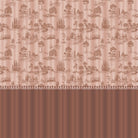 Lavender European countryside toile pattern featuring castles and trees in classic scenic style - view 16 - final