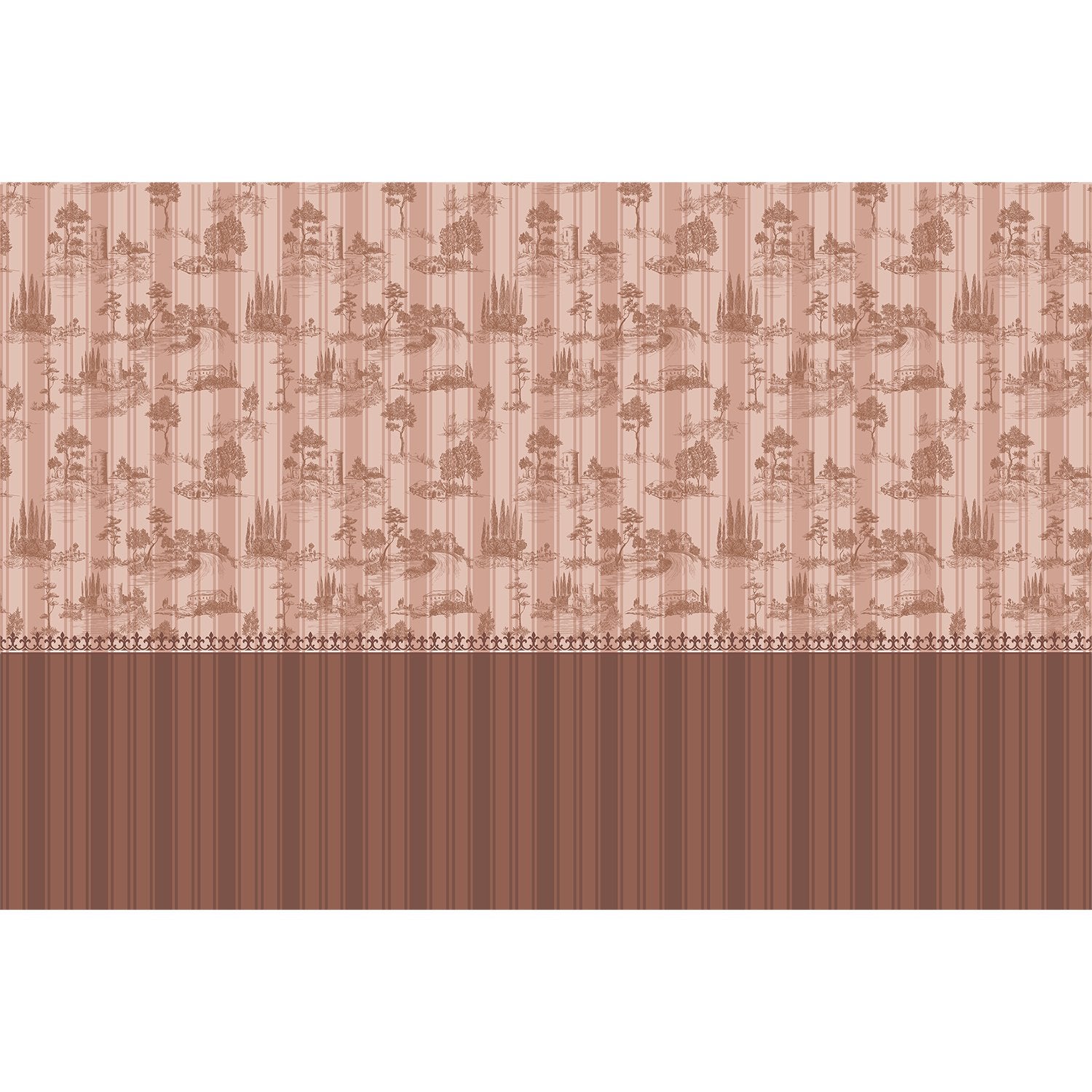 Scenic european landscape in lea - european wallpaper mural-equal final