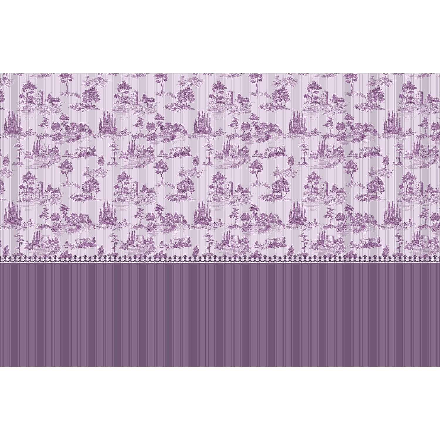 Scenic european landscape in lea - european wallpaper mural-equal final