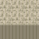 Lavender European countryside toile pattern featuring castles and trees in classic scenic style - view 8 - final