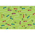 Dynamic race car design in lea - kids wallpaper mural-equal final