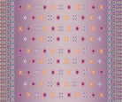 "Colorful geometric patterns in lea - "motifs" wallpaper mural-inequal final"