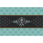 Regal elephant majesty design in lea - "royal" wallpaper mural-equal final
