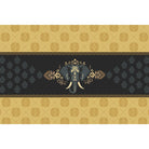Regal elephant majesty design in lea - "royal" wallpaper mural-equal final