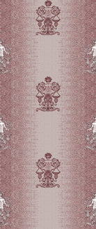 Repeating fleur de lis and crown motifs in beige and cream classical European style - view 26 - repeat-small - final