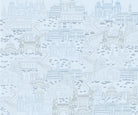 "Heritage architecture fort design in lea - "royal" wallpaper mural-inequal final"