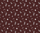 "Cosmic space explorer pattern in lea - kids wallpaper mural-inequal final"