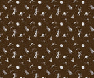 "Cosmic space explorer pattern in lea - kids wallpaper mural-inequal final"
