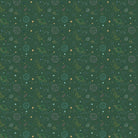 Navy blue celestial pattern with outlined planets, stars and constellations for kids rooms - view 24 - final