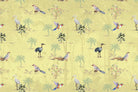 Exotic birds and tropical paradise fauna lea - "fauna" wallpaper mural-inequal final