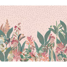 "Lush botanical tropical garden escape wallpaper mural-equal final"