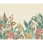 "Lush botanical tropical garden escape wallpaper mural-equal final"