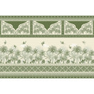 Exquisite tropical royal lea - "mughal" wallpaper mural-equal final