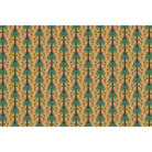 repeat-full-square Repeating palm trees and pink flamingo pairs on dark green tropical botanical background - view 18 - final