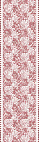 Vertical striped design with ornate carriages and delicate gray floral motifs in European style - view 16 - repeat-original - final