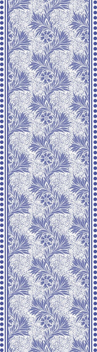 Vertical striped design with ornate carriages and delicate gray floral motifs in European style - view 22 - repeat-small - final