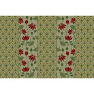 Floral lotus tapestry in lea - "motifs" wallpaper mural-equal final
