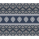 "Blossoming damask floral pattern in lea - damask wallpaper mural-equal final"
