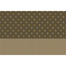 repeat-full-square Elegant teal and gold damask floral pattern with diamond lattice arrangement on dark background - view 19 - final