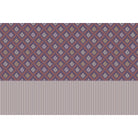 repeat-full-square Elegant teal and gold damask floral pattern with diamond lattice arrangement on dark background - view 9 - final