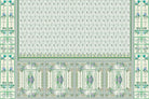 Nostalgic retro floral wallpaper in lea - "european" wallpaper mural-inequal final
