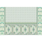Nostalgic floral retro design in lea - "european" wallpaper mural-equal final