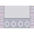 Nostalgic floral retro design in lea - "european" wallpaper mural-equal final