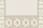 Nostalgic retro floral wallpaper in lea - "european" wallpaper mural-inequal final
