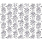 repeat-full-square Monochromatic grey and white vintage roses repeating on dusky purple background with elegant flourishes - view 14 - final