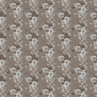 Monochromatic grey and white vintage roses repeating on dusky purple background with elegant flourishes - view 19 - final