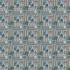 Traditional Indian archways and geometric frames in terracotta and brown repeating heritage motifs - view 9 - final