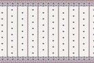 Scarlet garland floral design in lea - "flora" wallpaper mural-inequal final
