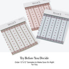 Classic red floral border design with delicate mushroom motifs on white striped background - view 23 - final all-groups samples