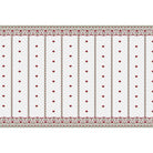 Scarlet garland floral design in lea - "flora" wallpaper mural-equal final