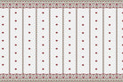 Scarlet garland floral design in lea - "flora" wallpaper mural-inequal final
